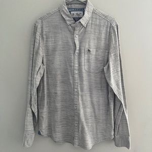 Penguin Brand - Casual Button Down - Marled Cream